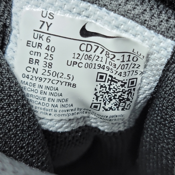 Nike COURT BOROUGH MID 2 YOUTH Sz 7Y  CD7782-110 White/University Red/Black New - Picture 4 of 11